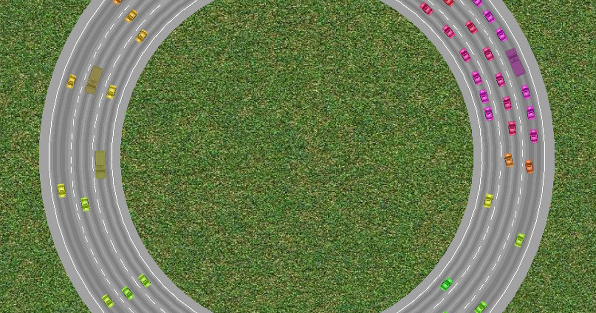 Виртуальный симулятор наглядно показал, почему образуются дорожные пробки