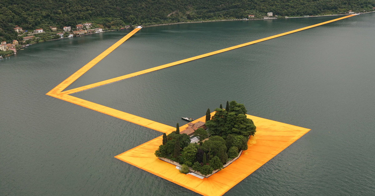 Оранжевая улица посреди озера: чудеса современной Италии