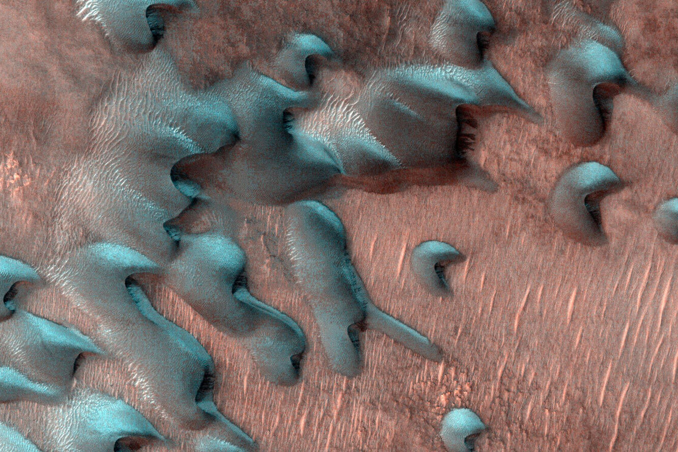 NASA показало, как выглядит зима на Марсе