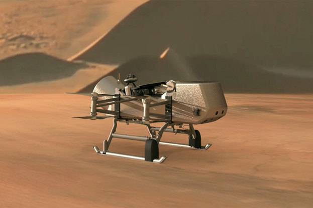 NASA отправит квадрокоптер на спутник Сатурна Титан в 2027 году. Вот что он нам покажет