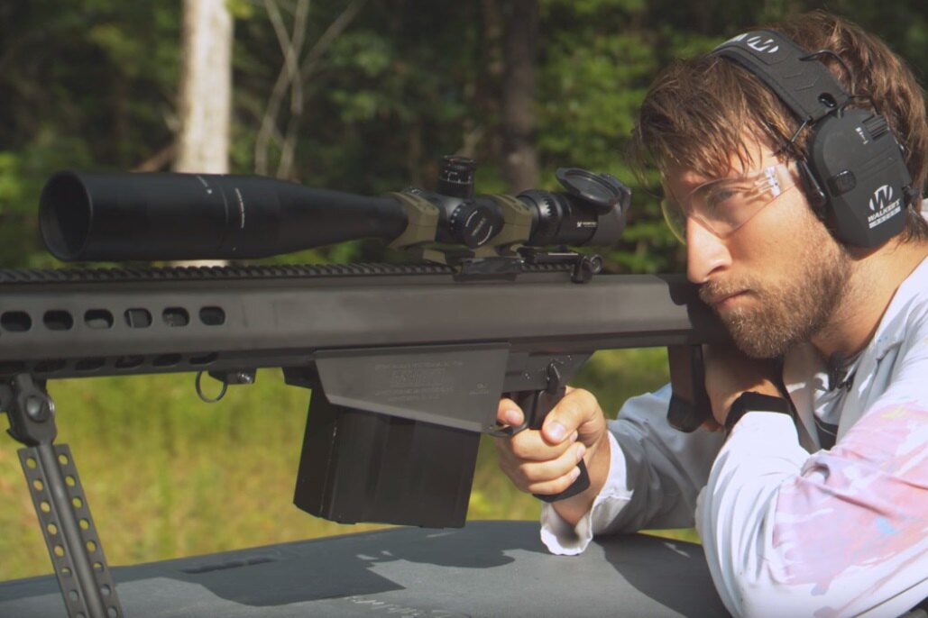 Barrett M107A1: как выглядит выстрел из крупнокалиберной винтовки в slow-mo