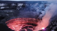 Что произойдет с человеком, если он  упадет в жерло вулкана?