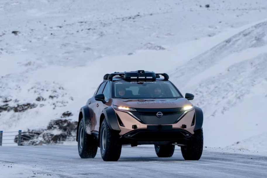 Электрический внедорожник Nissan Ariya пройдет 27 тысяч км от полюса до полюса