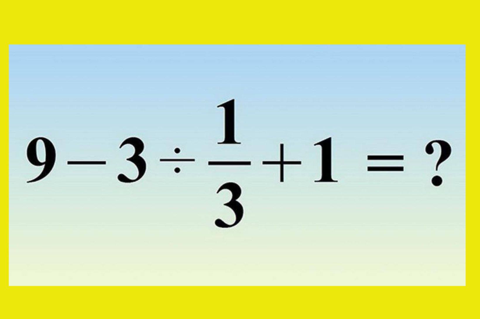 Простой математический пример из программы начальной школы не могут решить 40% взрослых. А вы не забыли дроби