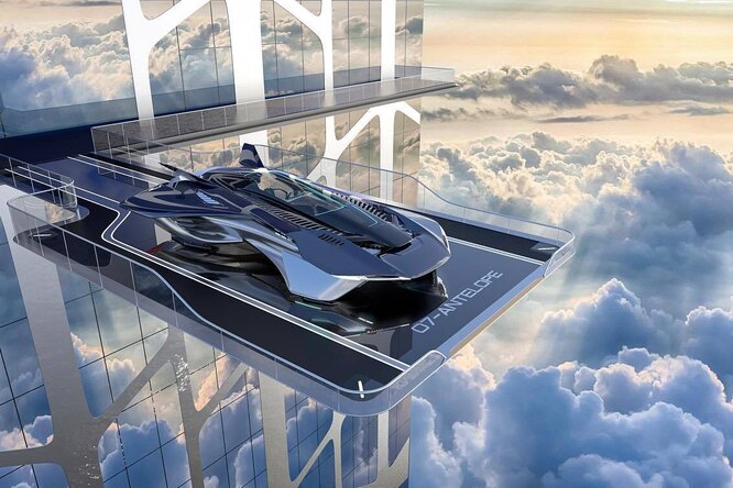 Этот летающий суперкар из будущего только что поднялся в воздух. Просто посмотрите на него