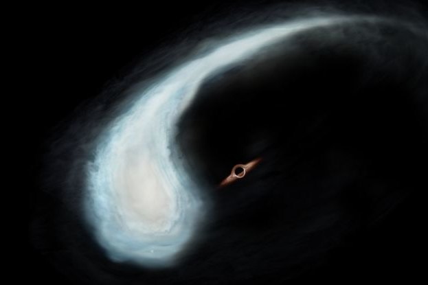 В центре галактической запятой ученые обнаружили редчайшую черную дыру