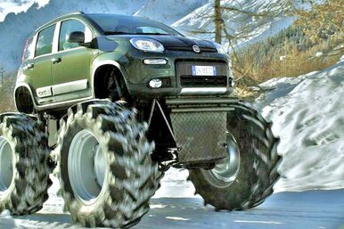Автомобиль дня: Fiat Panda 4×4 Monster Truck