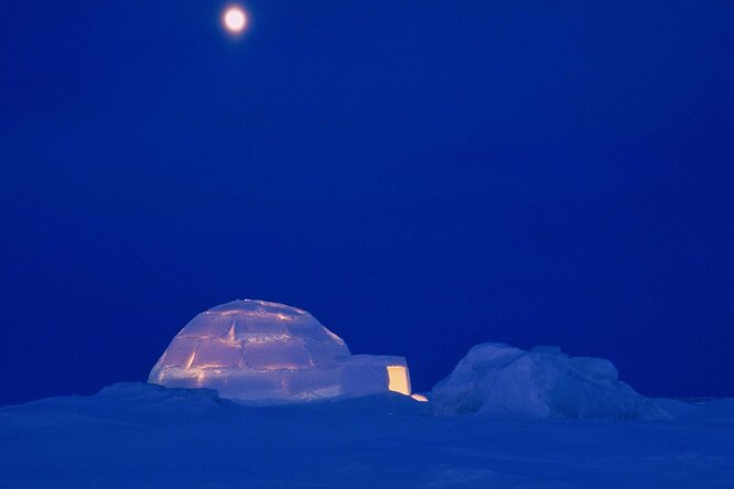 Как построить эскимосский иглу своими руками: дом из льда