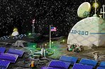 Ученые разрабатывают электросети для Луны. Они помогут запитать станцию от атомных реакторов