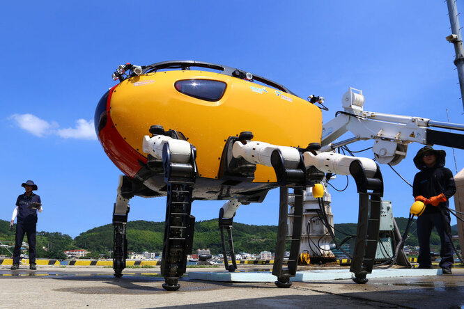 Crabster: что умеет беспилотная субмарина-краб с шестью конечностями