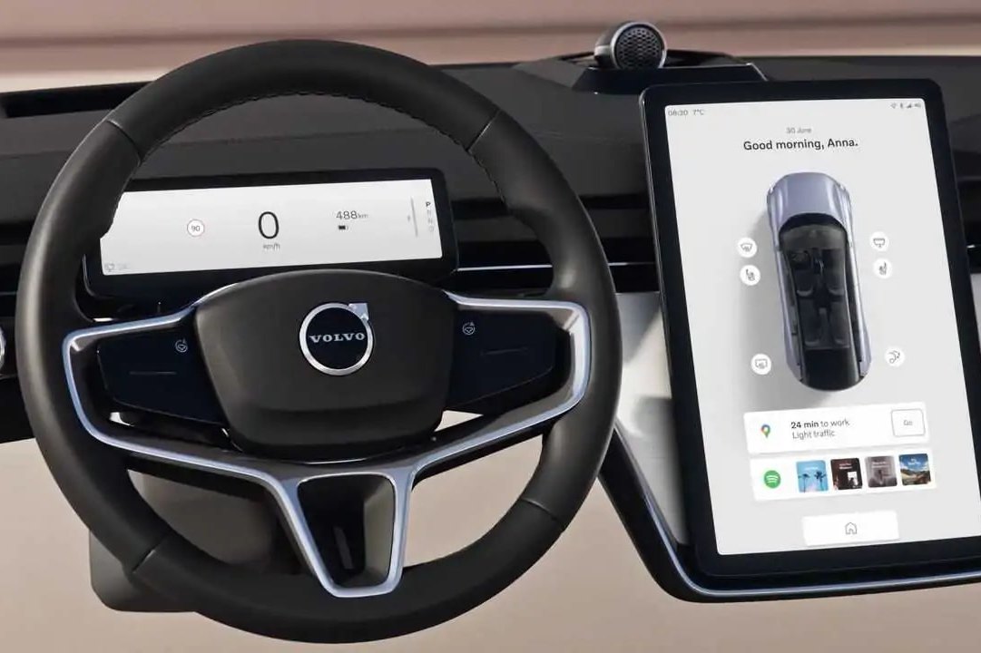 Volvo придумала сенсорный экран, который не отвлекает от дороги